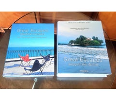 Set of 2 Taschen Great Escape Books From the Estate of Christian Audigier