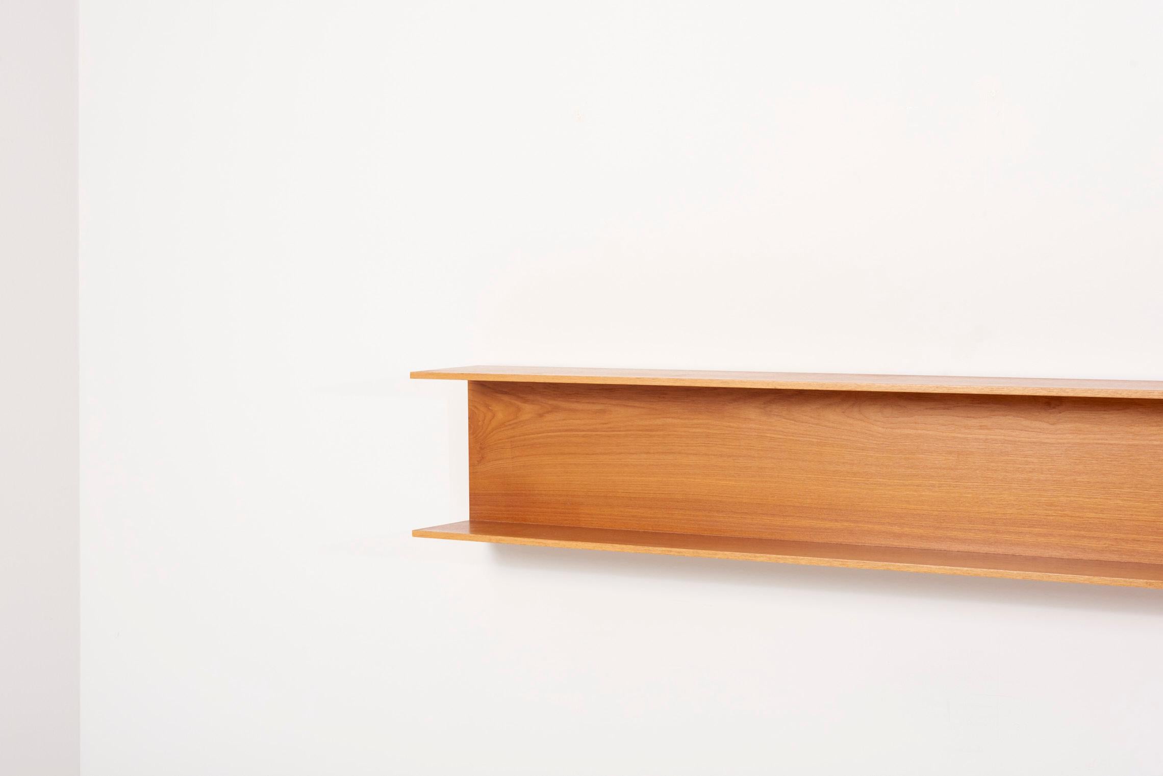 Mid-Century Modern Set of 2 Teak Shelfs by Walter Wirtz for Wilhelm Renz, Germany, 1960s