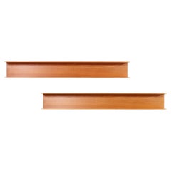 Set of 2 Teak Shelfs by Walter Wirtz for Wilhelm Renz, Germany, 1960s