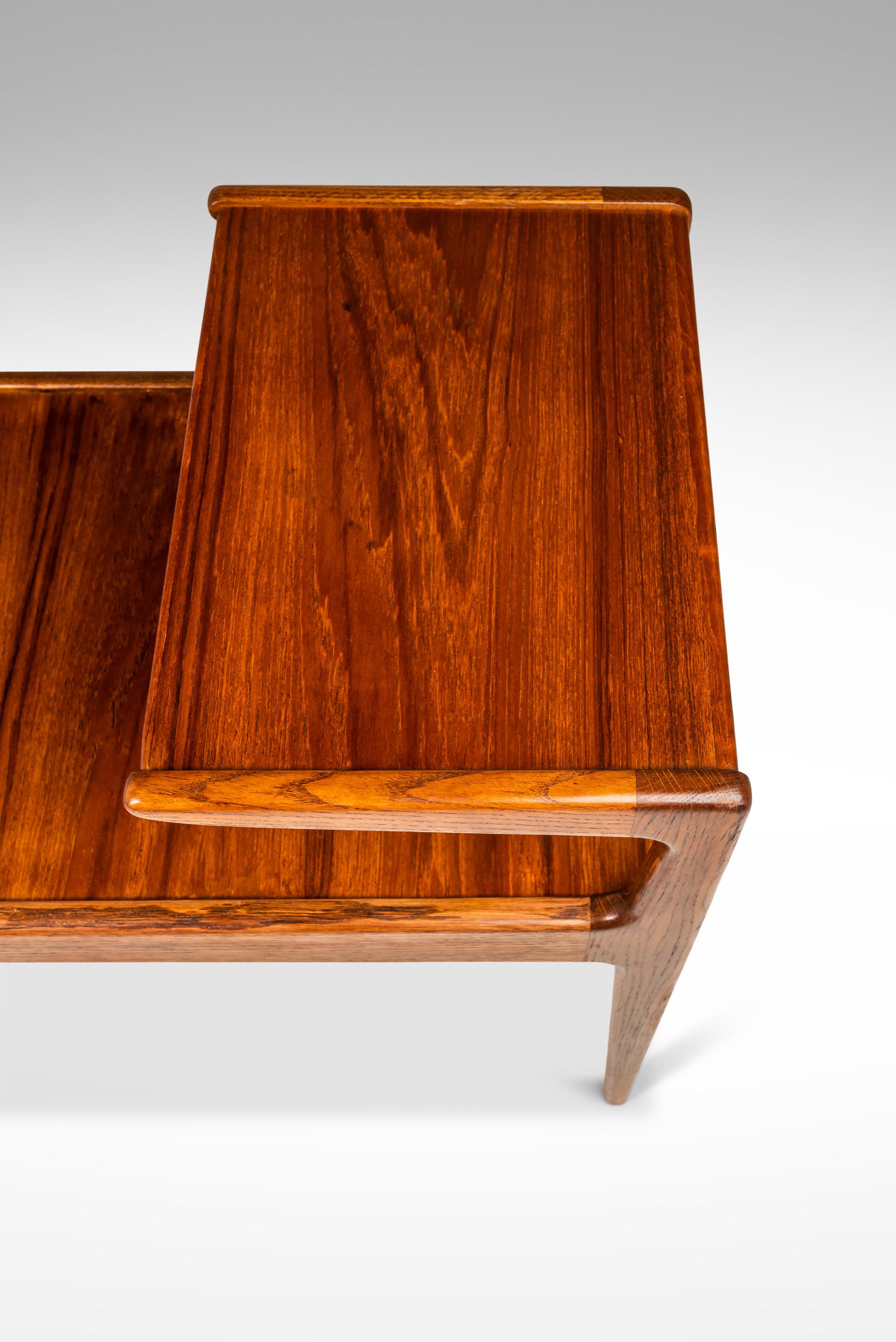 Set of 2 Teak Two Tier Side Tables by Kurt Østervig for Jason Møbler, c. 1960 7