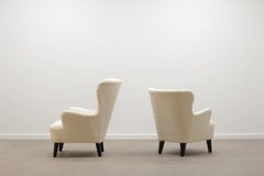 Set of 2 Teddy Wing Back Chairs by Theo Ruth for Artifort 50’s