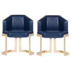 Set of 2 The Hive Dining Chairs, Royal Stranger