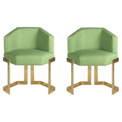 Set of 2 the Hive Dining Chairs, Royal Stranger