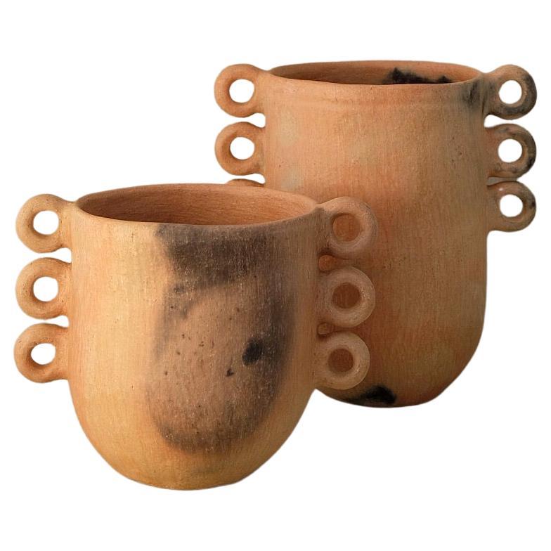 Set of 2 Tierra Caliente Vases by Onora For Sale