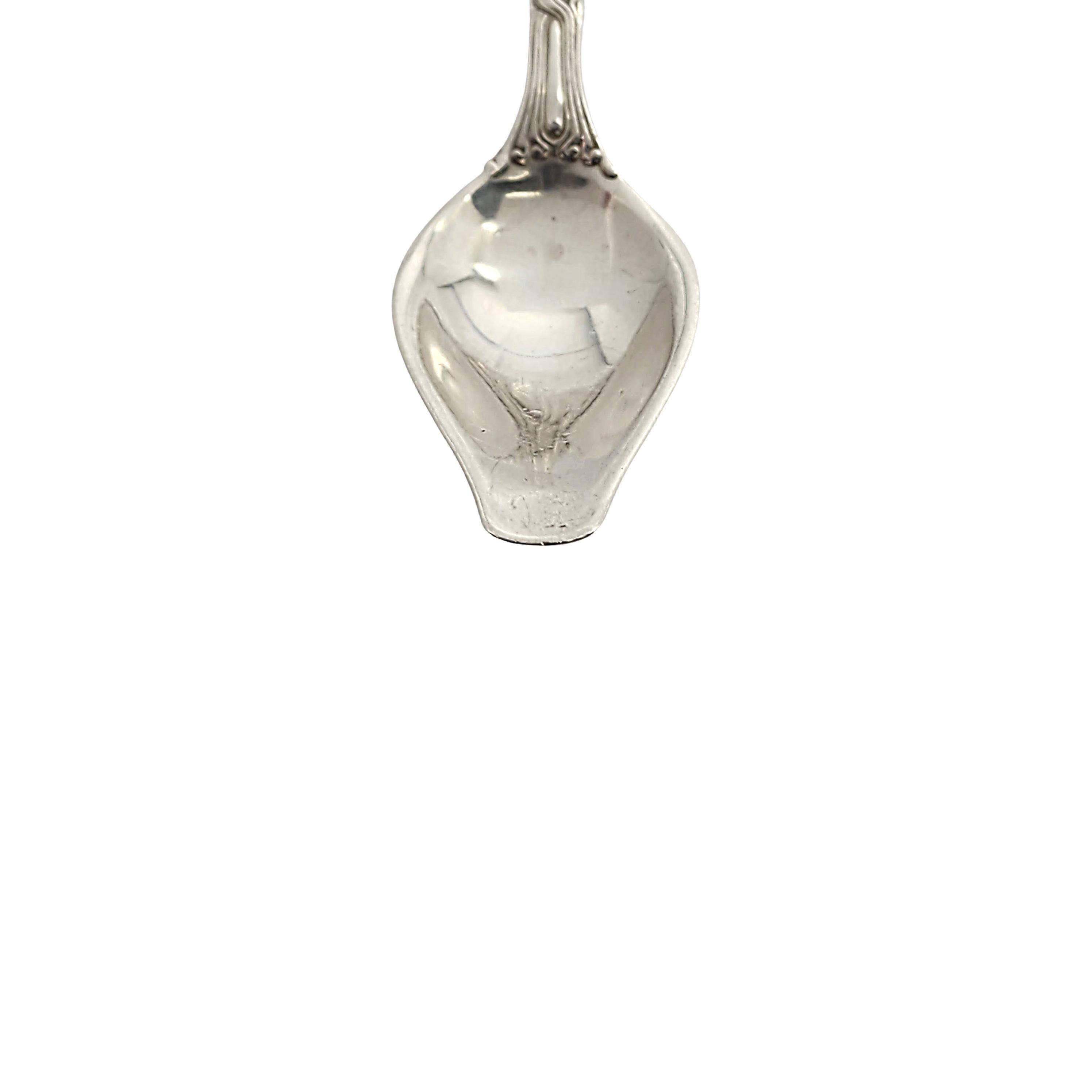 Women's or Men's Set of 2 Tiffany & Co Broom Corn Sterling Silver Grapefruit Spoons w/Mono #15281 For Sale