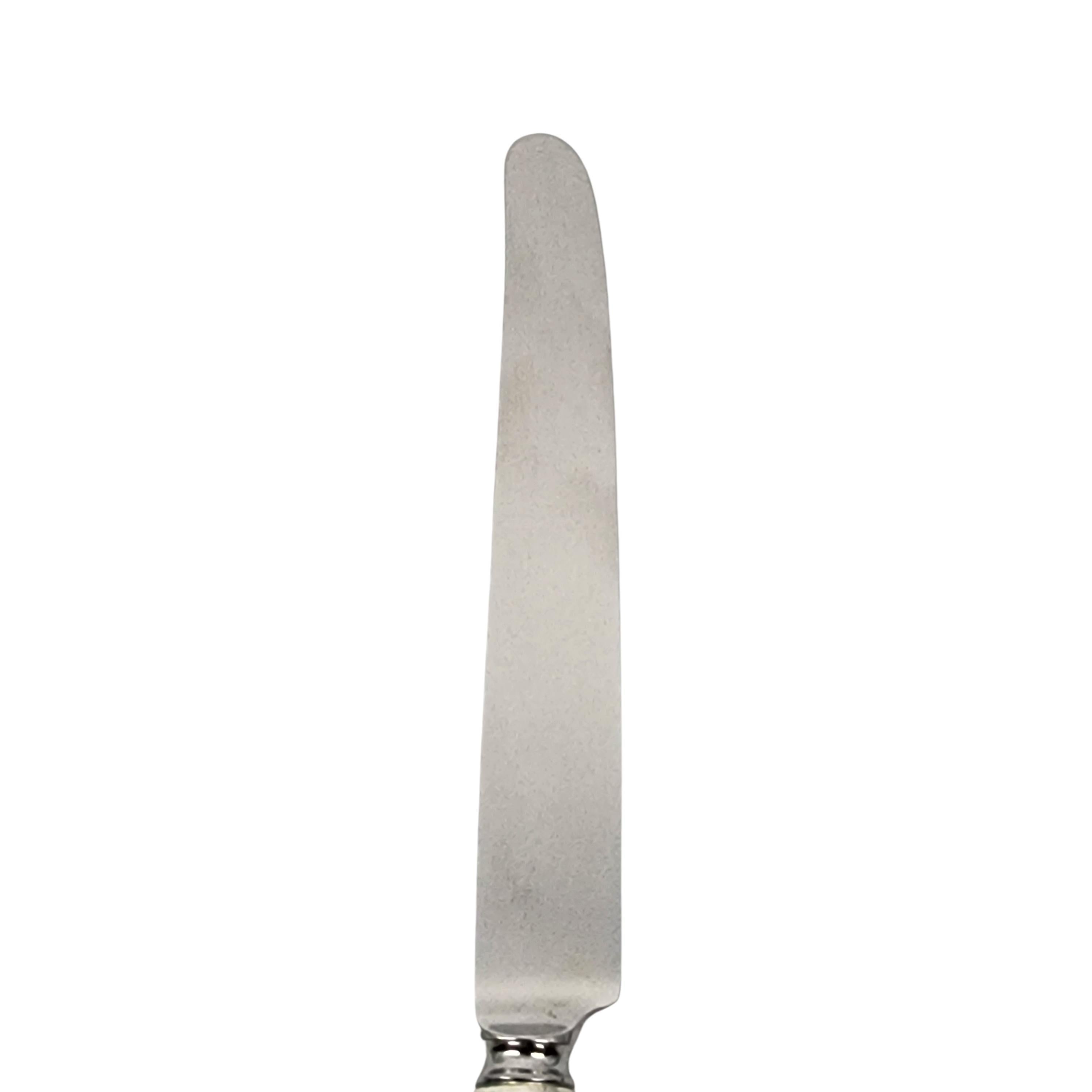 Set of 2 Flemish Sterling Silver Handle Knives 10 1/8
