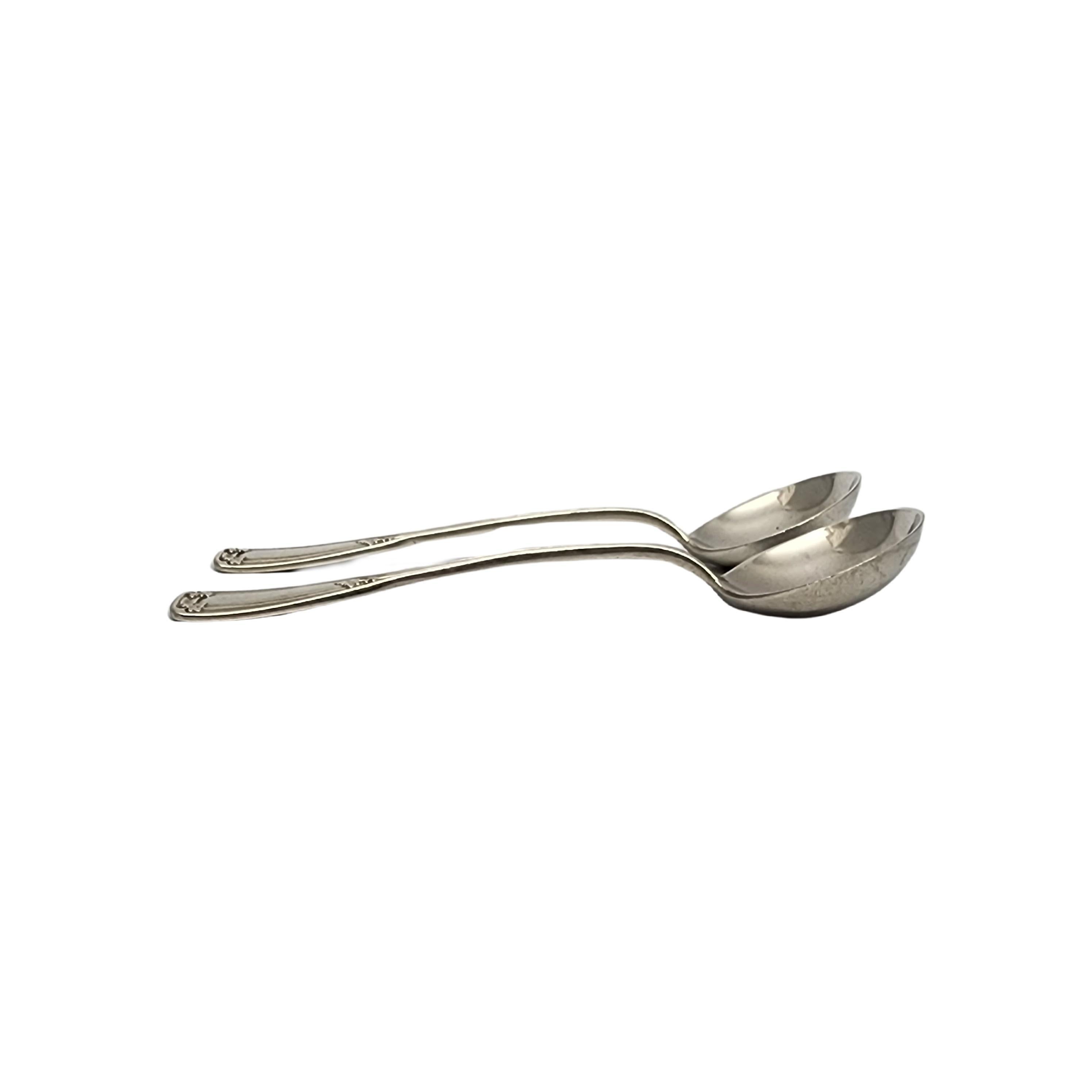 Art Déco Set di 2 cucchiai da brodo in argento Sterling Tiffany & Co. 5 3/8