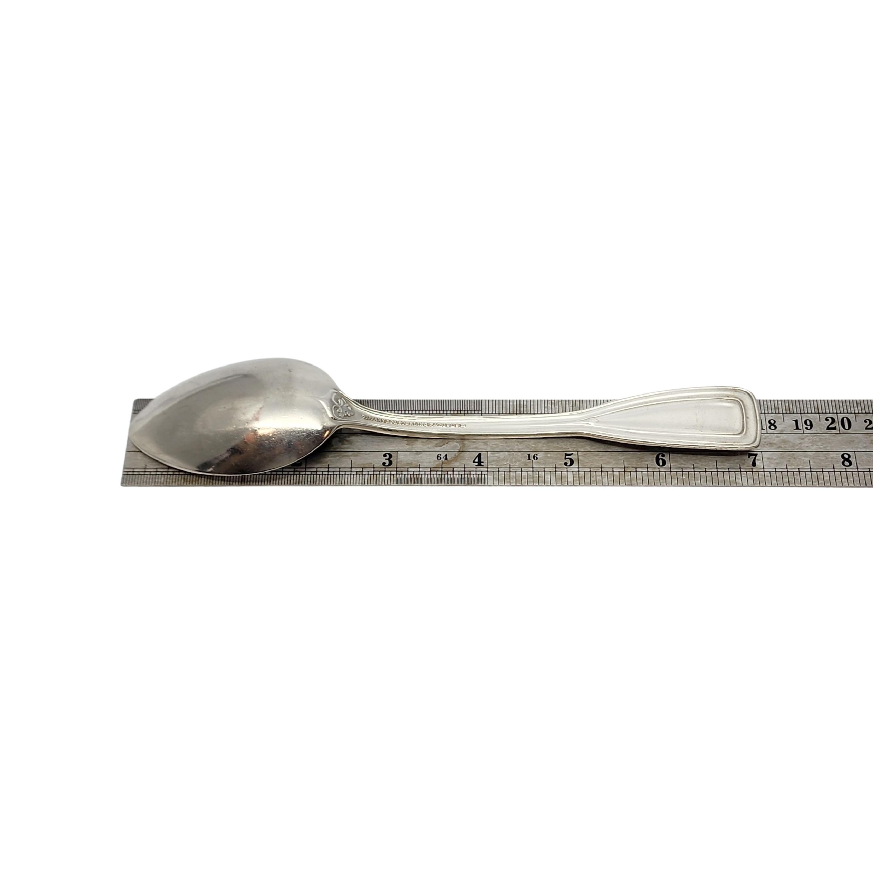Set of 2 Tiffany & Co St Dunstan Sterling Silver Oval Soup Spoons w/mono #15590 5