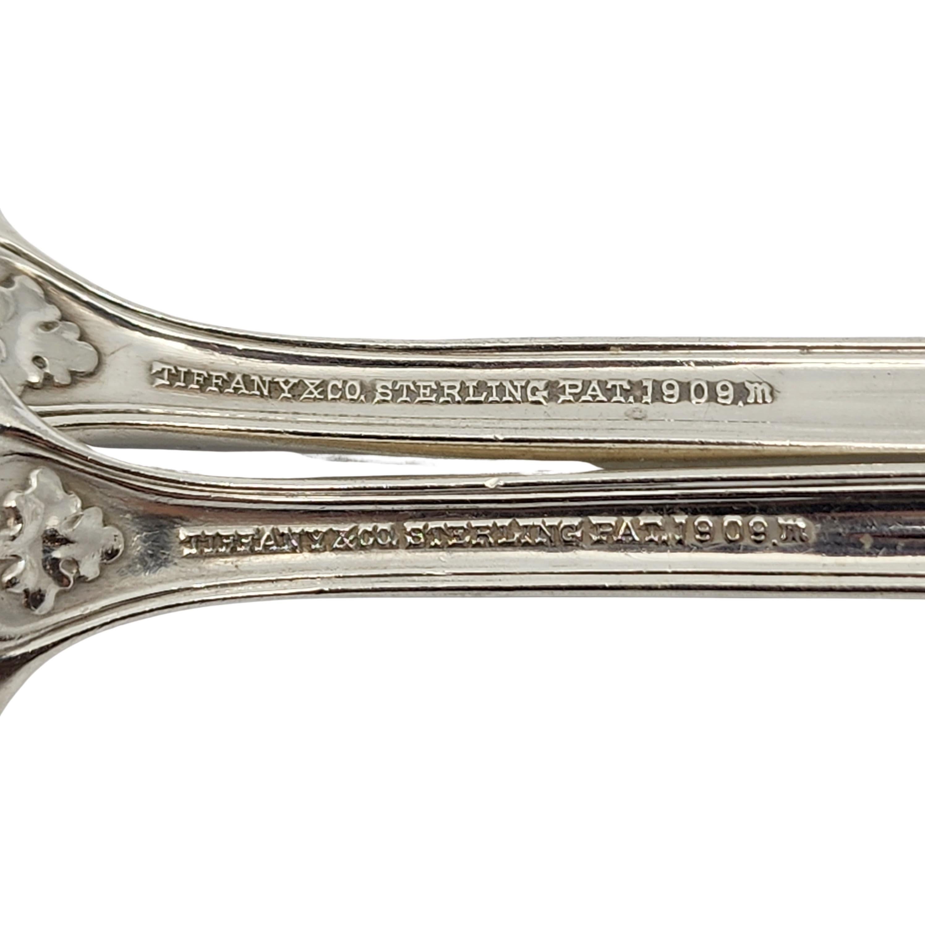 Set of 2 Tiffany & Co St Dunstan Sterling Silver Oval Soup Spoons w/mono #15590 4