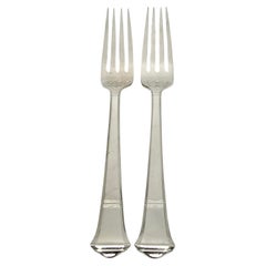 Set of 2 Tiffany & Co Windham Sterling Silver Forks #19267