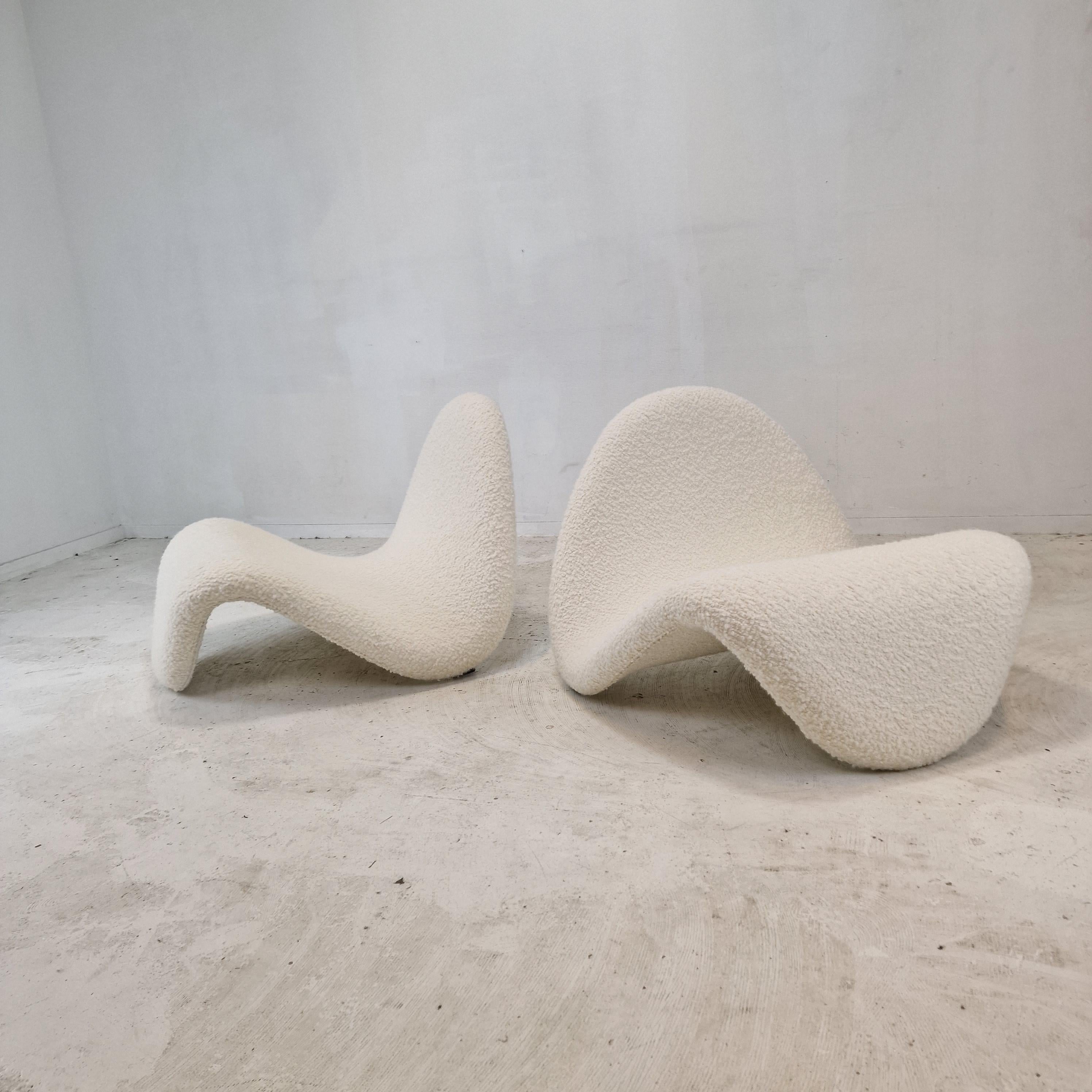 Mid-Century Modern Set of 2 Tongue Chairs by Pierre Paulin for Artifort, 1960s For Sale