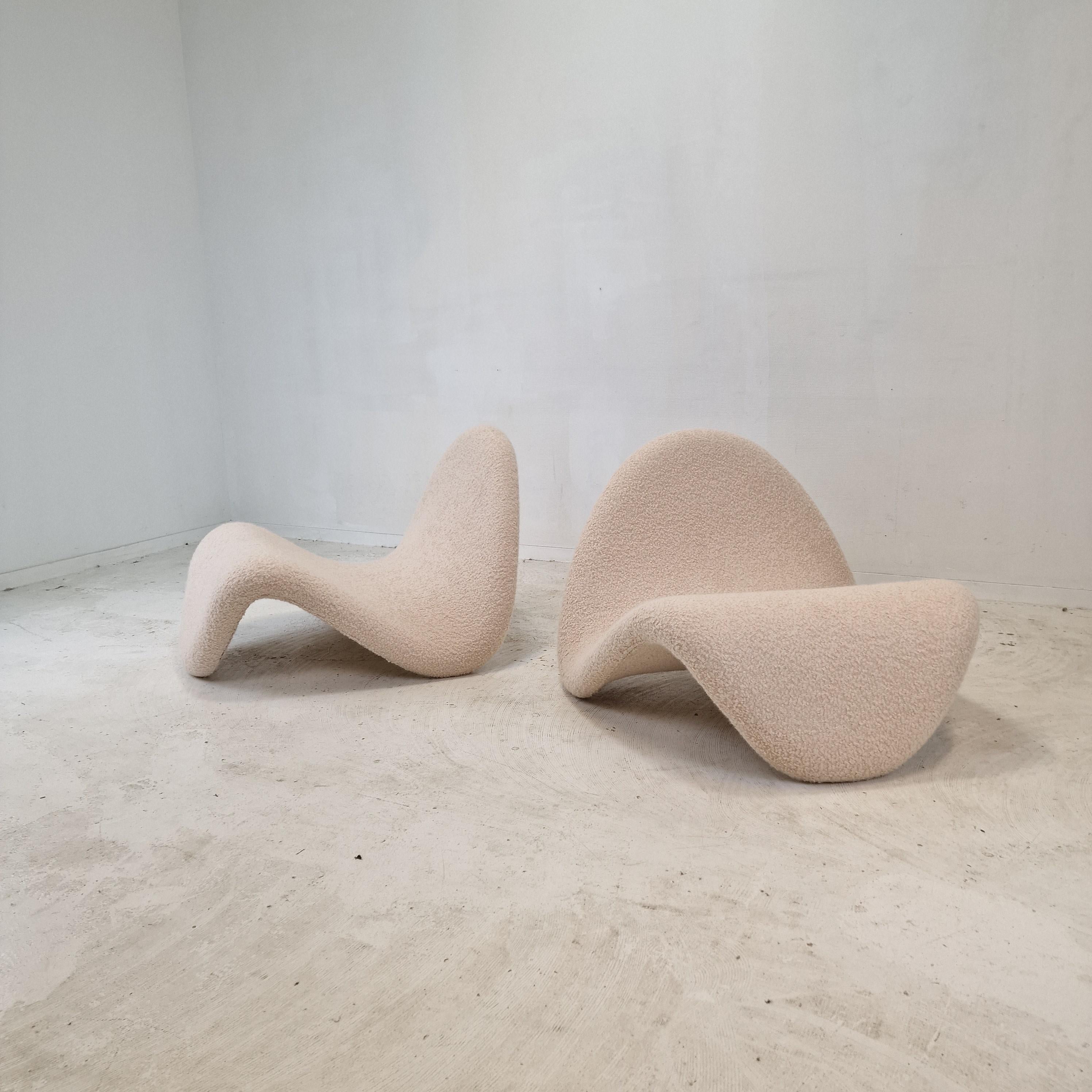 Mid-Century Modern Set of 2 Tongue Chairs by Pierre Paulin for Artifort, 1960s For Sale