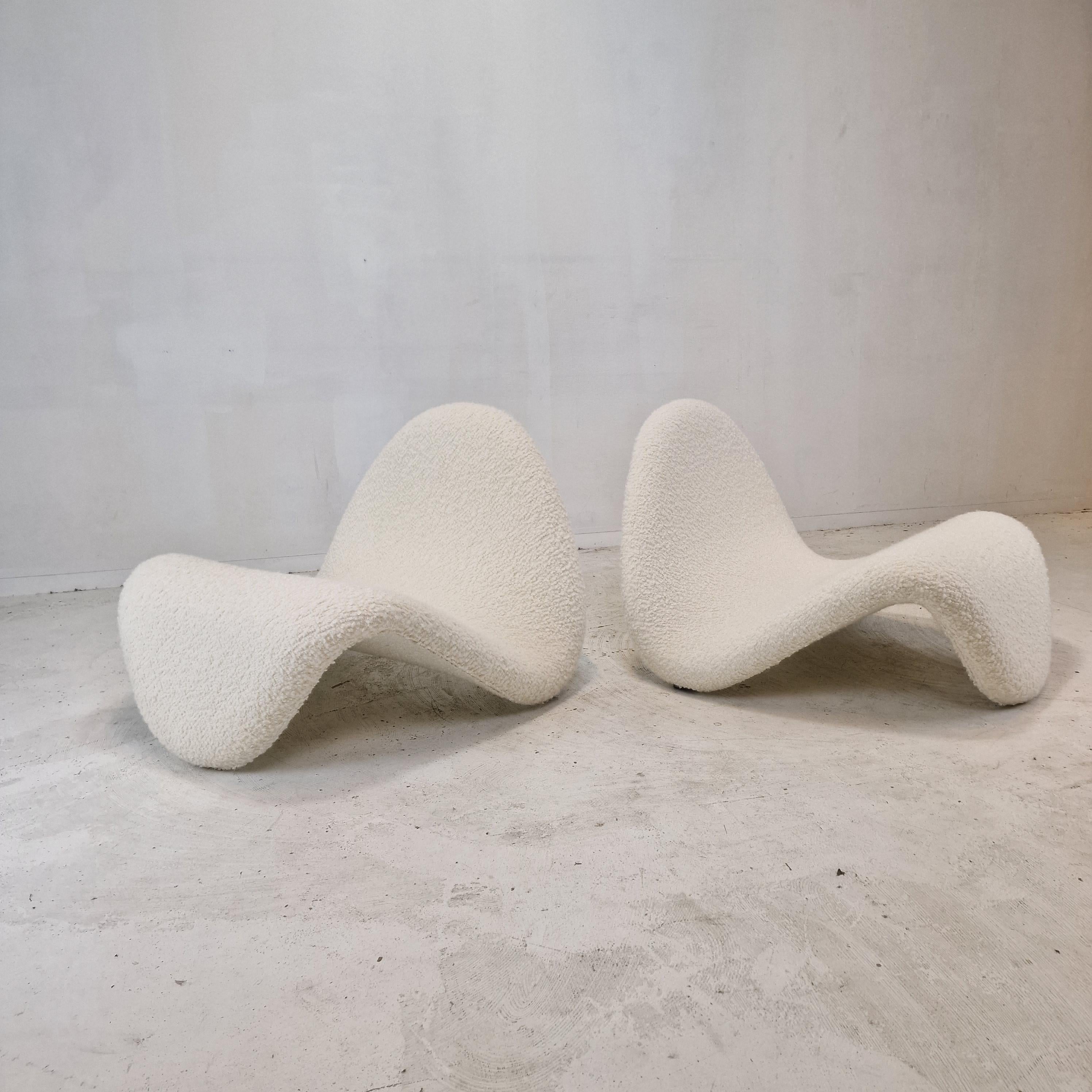 Dutch Set of 2 Tongue Chairs by Pierre Paulin for Artifort, 1960s For Sale