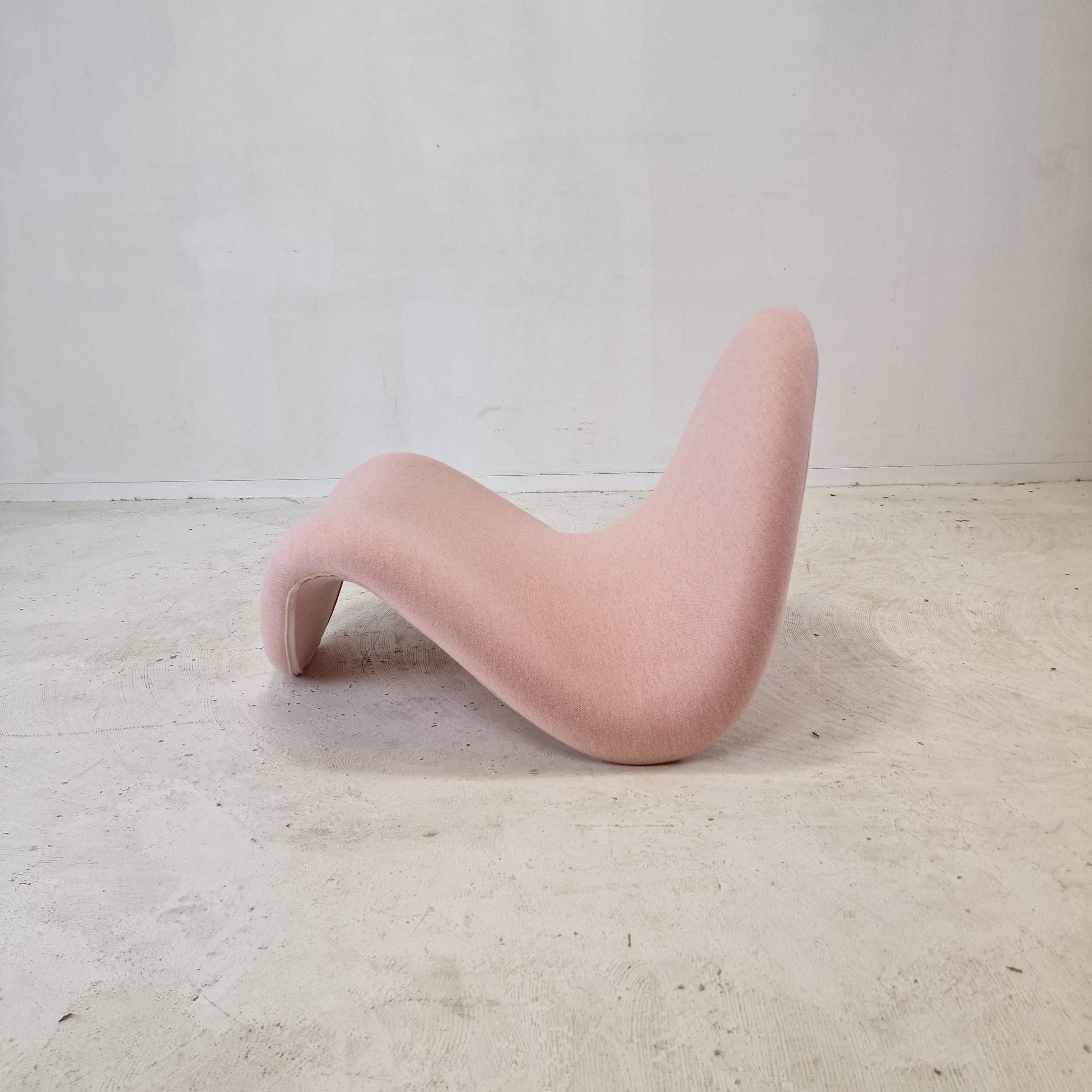 Tissu Ensemble de 2 chaises à languettes par Pierre Paulin pour Artifort, années 1960 en vente