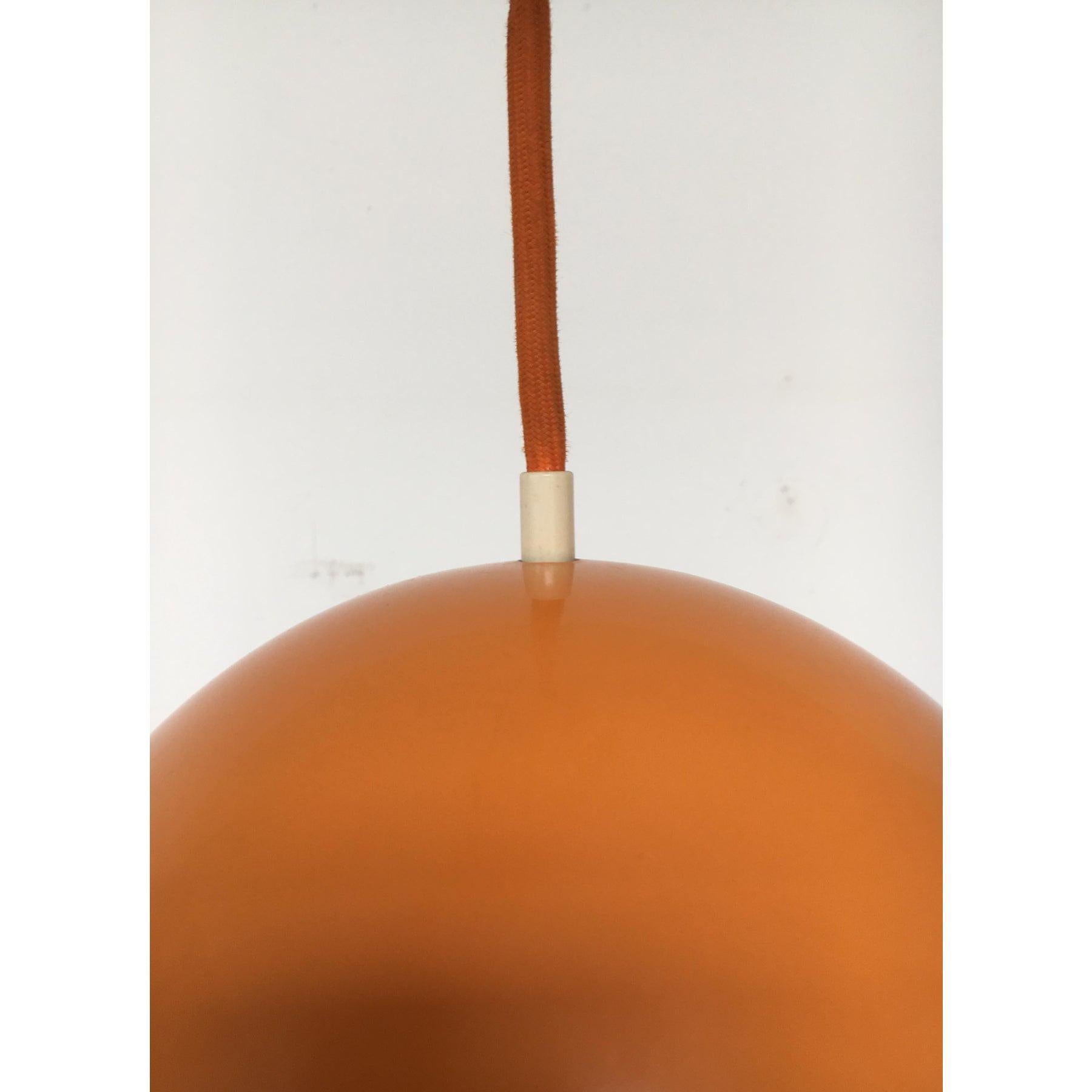 Set of 2 Topan Pendant Lamps by Verner Panton for Louis Poulsen, 1970s For Sale 3