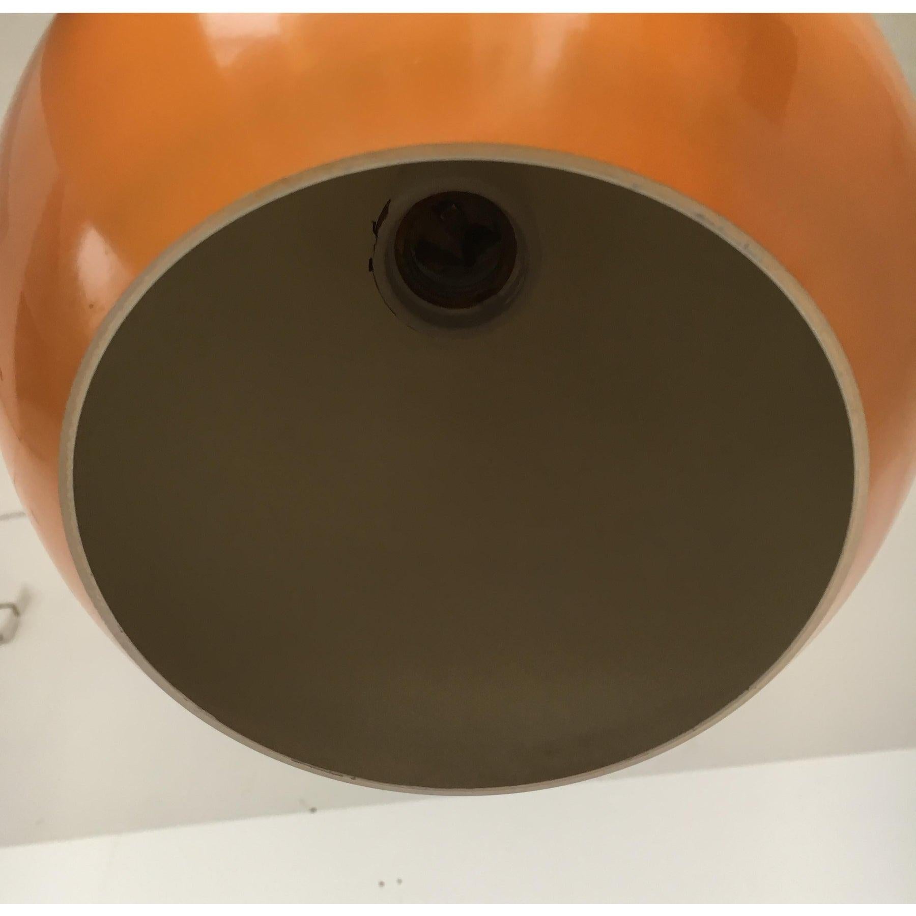 Set of 2 Topan Pendant Lamps by Verner Panton for Louis Poulsen, 1970s For Sale 2