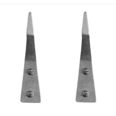 Set of 2 Aluminum Towel Hooks by Henry Wilson