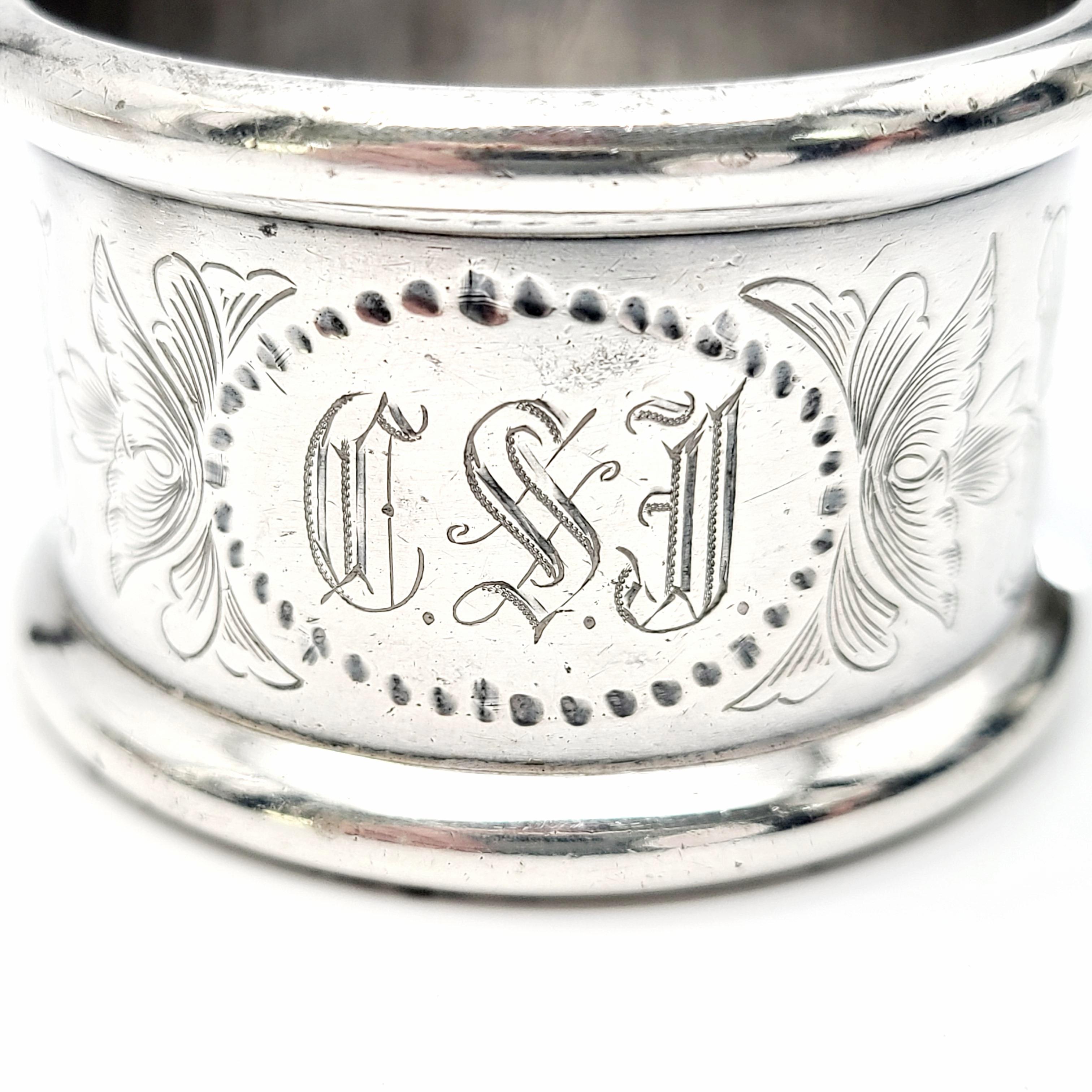 Set of 2 Towle Sterling Silver Napkin Rings 8770 1
