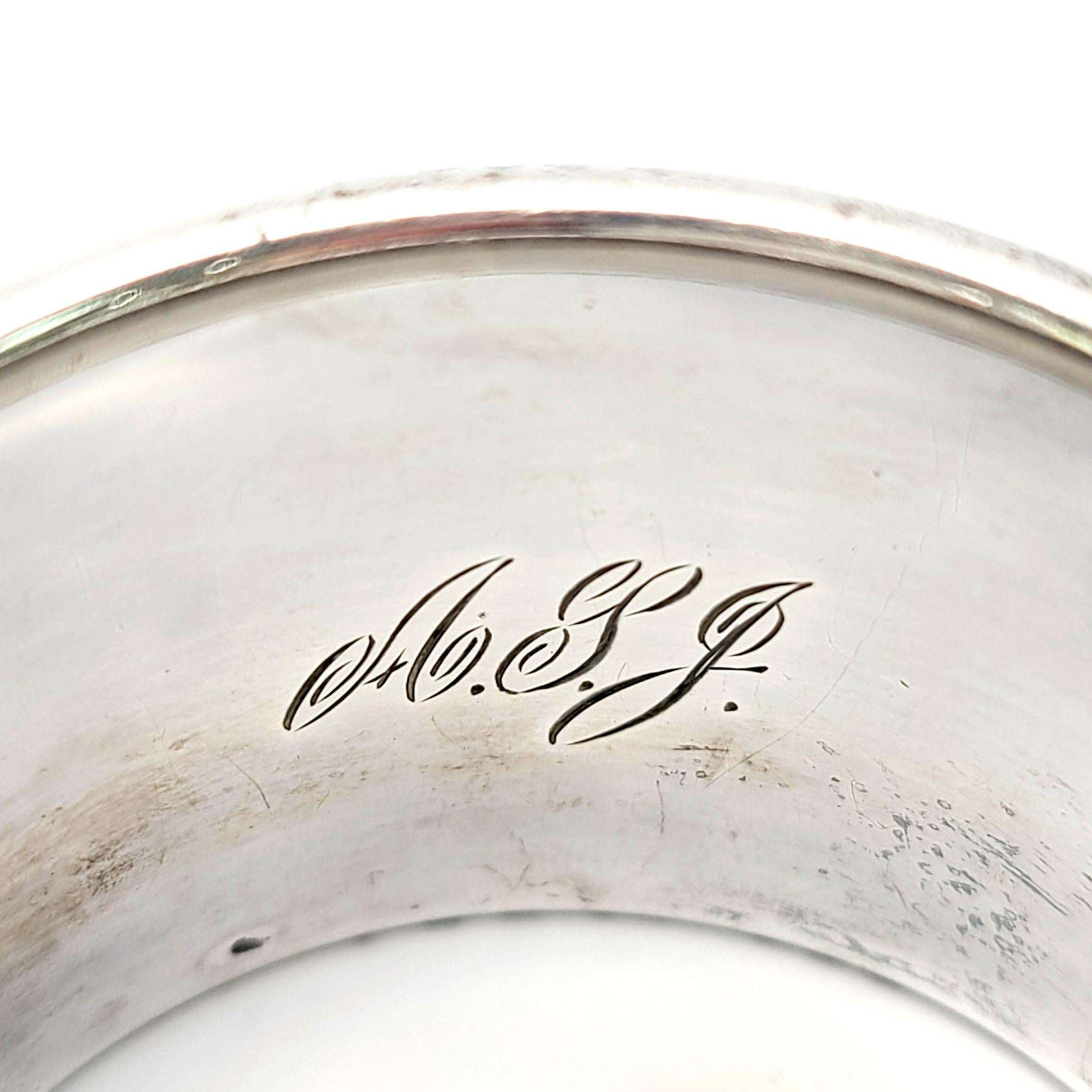 Set of 2 Towle Sterling Silver Napkin Rings 8770 5