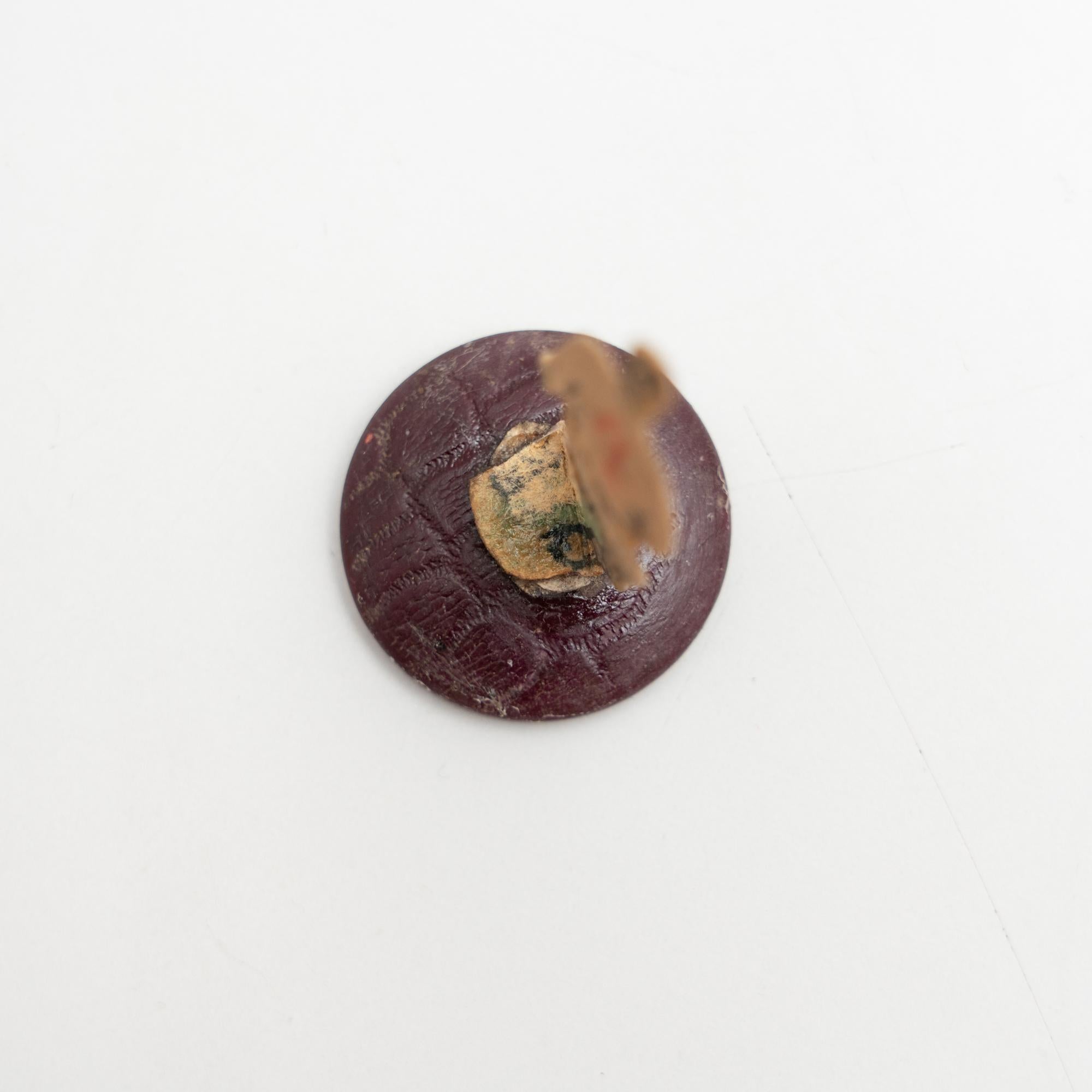 Set of 2 Traditional Antique Button Soccer Game Figures, circa 1950 For Sale 3