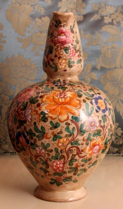 Ensemble de 2 pichets italiens traditionnels GUBBIO  Pichet à vin peint à la main