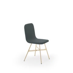 Set of 2, Tria Gold Upholstered, Antrazite by Colé Italia