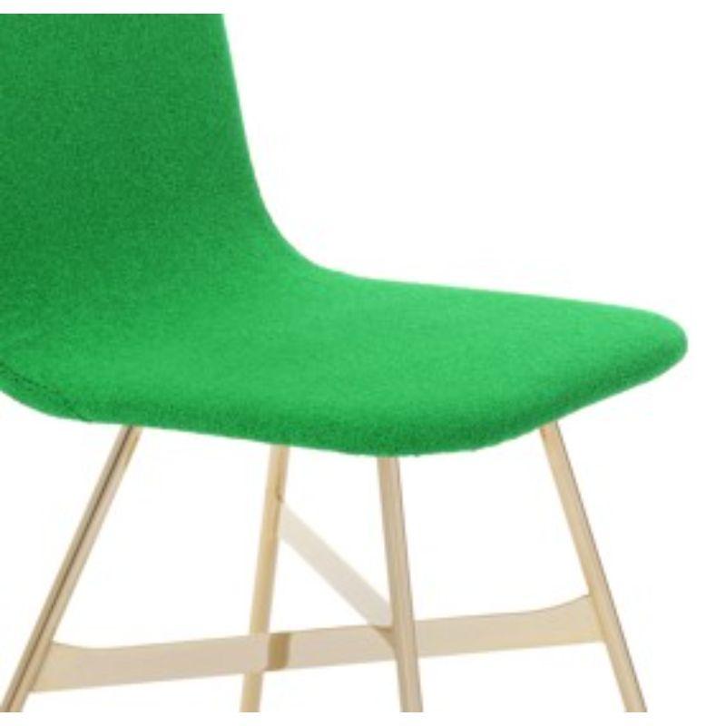 Set of 2, Tria Gold Upholstered, Menta by Colé Italia In New Condition For Sale In Geneve, CH