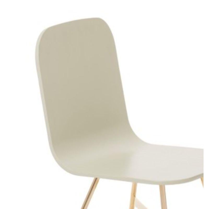 Modern Set of 2, Tria Simple Gold, Ral Color Seat by Colé Italia For Sale