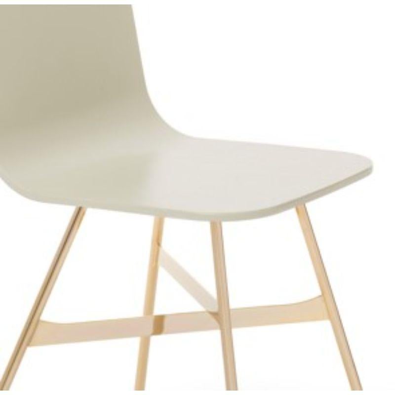 Italian Set of 2, Tria Simple Gold, Ral Color Seat by Colé Italia For Sale