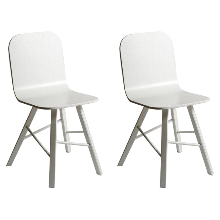 Set di 2, Tria Simple Oak, Seduta e/o gambe color Ral di Colé Italia in vendita