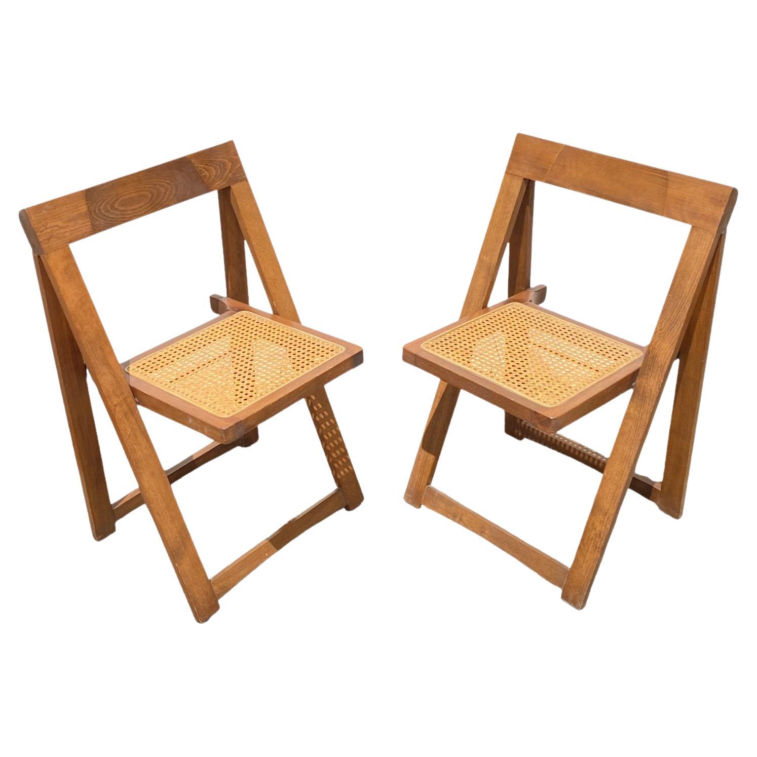 Set of 2 "Trieste" chairs by Aldo Jacober for Bazzani Italia