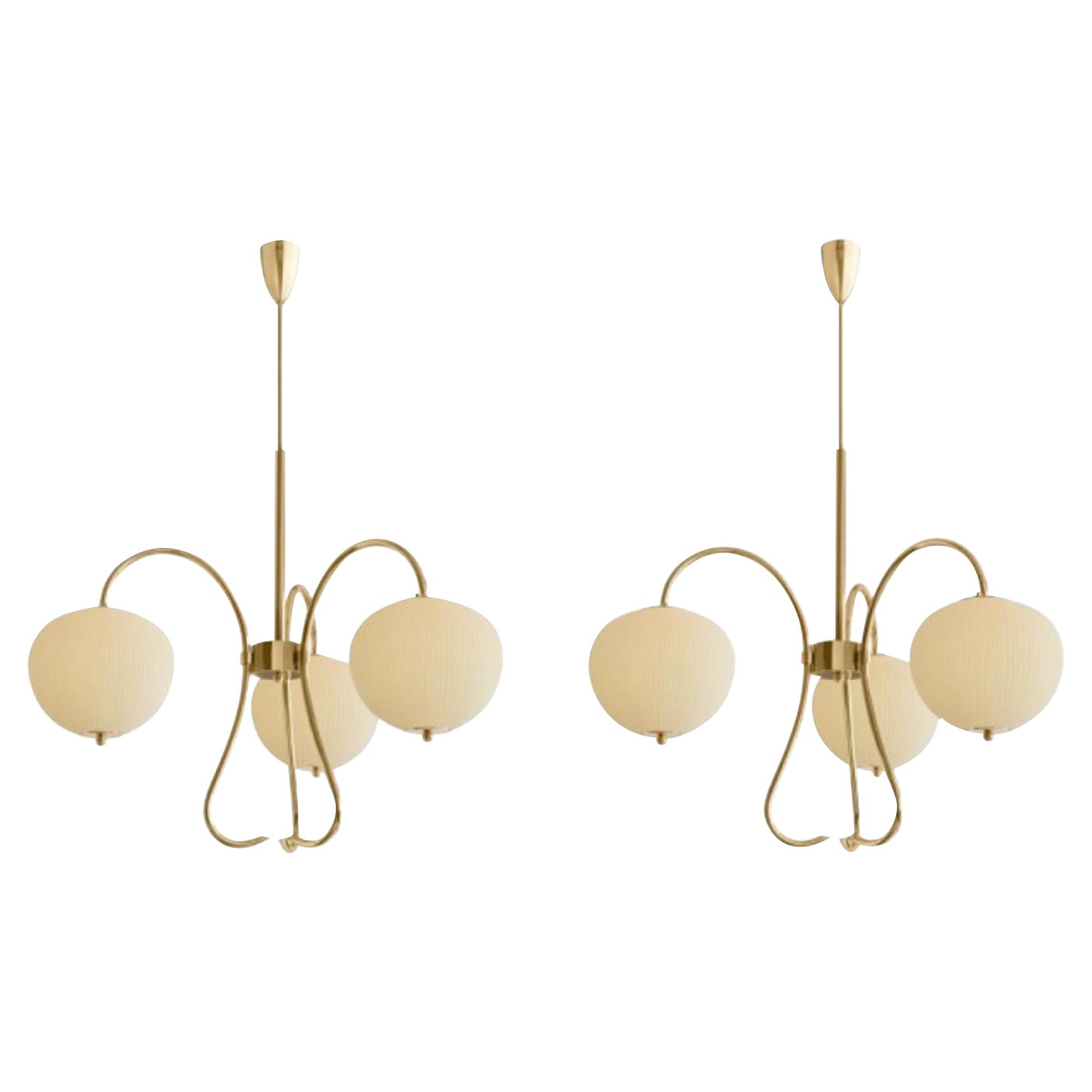 Set di 2 lampadari tripli China 03 di Magic Circus Editions