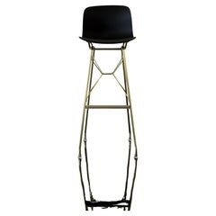 Set of  2 Troy Stool in Black by Marcel Wanders for MAGIS
