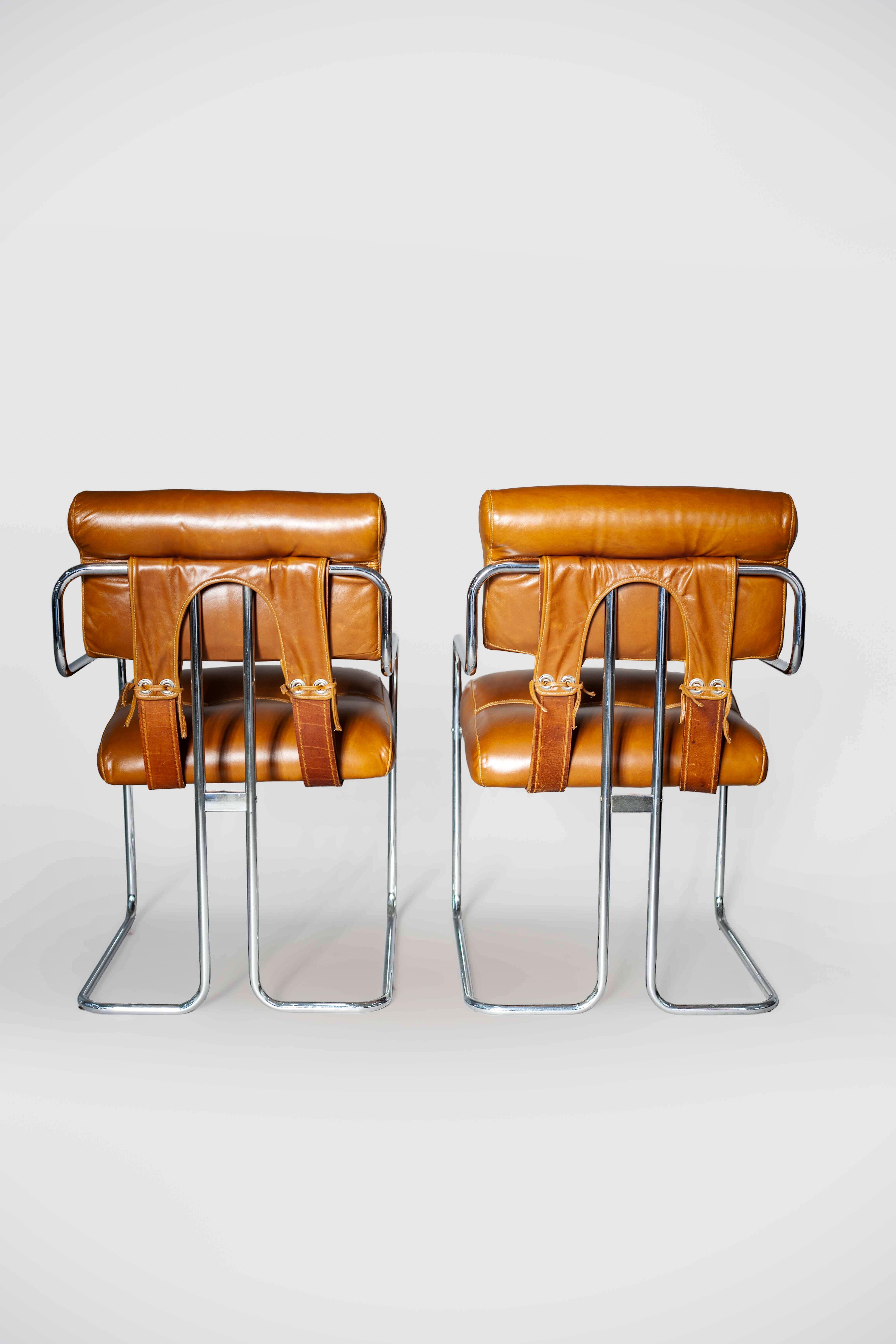 Set of 2 Tucroma Chairs by Guido Faleschini for i4 Mariani 4