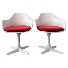 Retro Set of 2 'Tulip' Swivel Armchairs by Maurice Burke for Arkana, England, 1960's