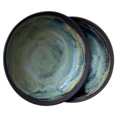 Set of 2 Turquoise Bowl by Güler Elçi