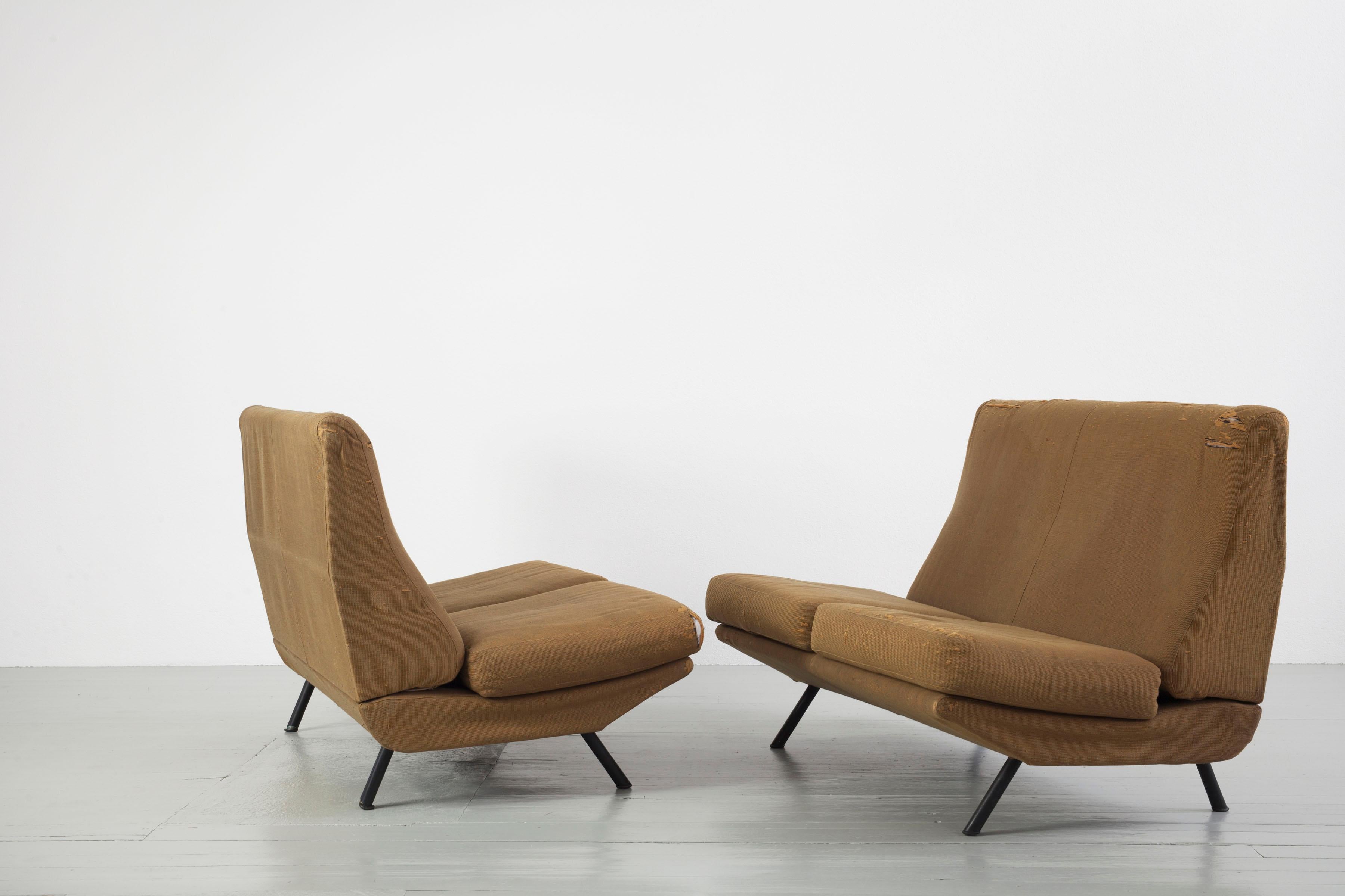 Tessuto Set of 2 Two - Seater Sofas 