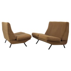 Set of 2 Two - Seater Sofas "Triennale", Design: Marco Zanuso for Arflex 1950s