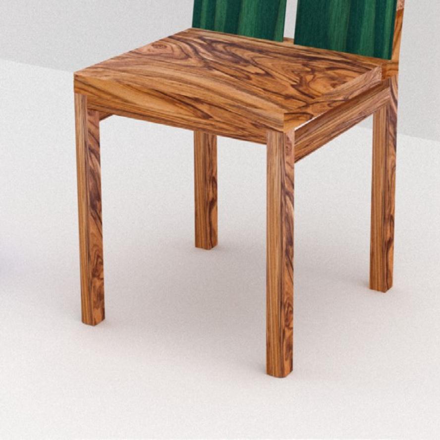 2er-Set Stühle mit zwei Streifen von Derya Arpac (Dänisch) im Angebot