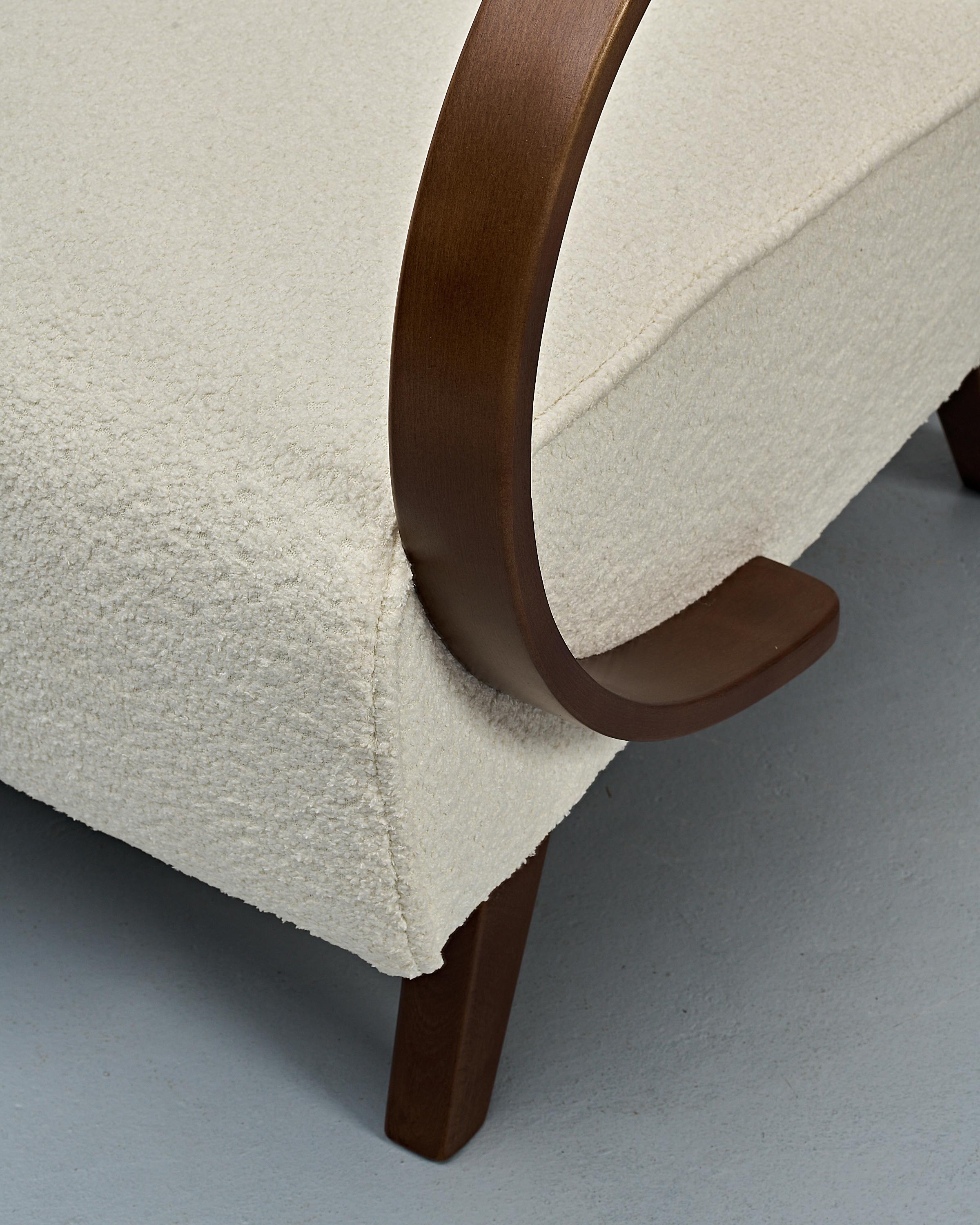 Set of 2 Type C Loop Armchairs by Jindřich Halabala, 1930s 6