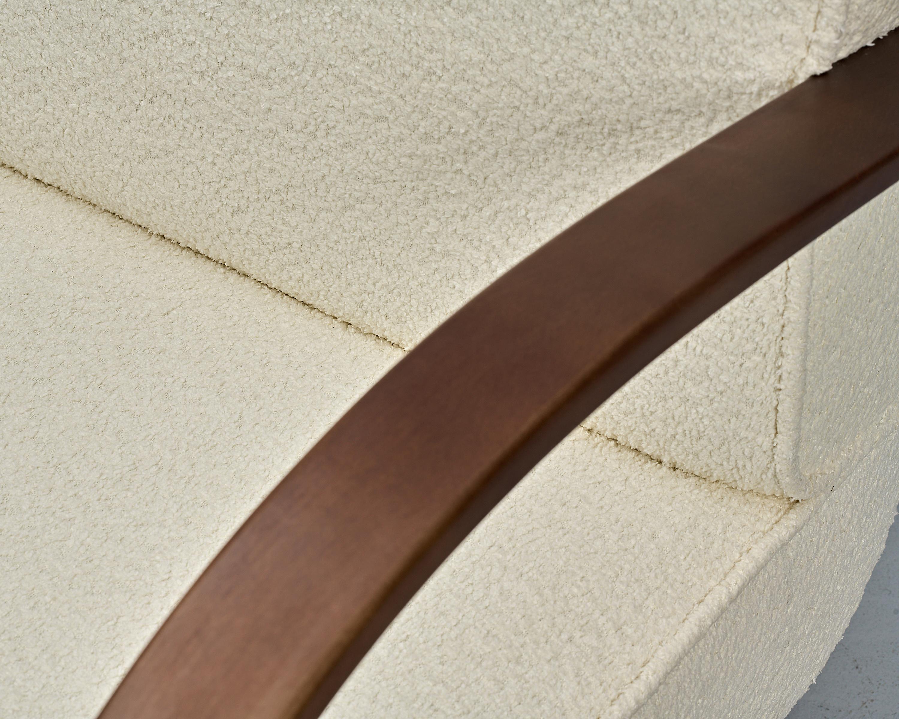 Set of 2 Type C Loop Armchairs by Jindřich Halabala, 1930s 4