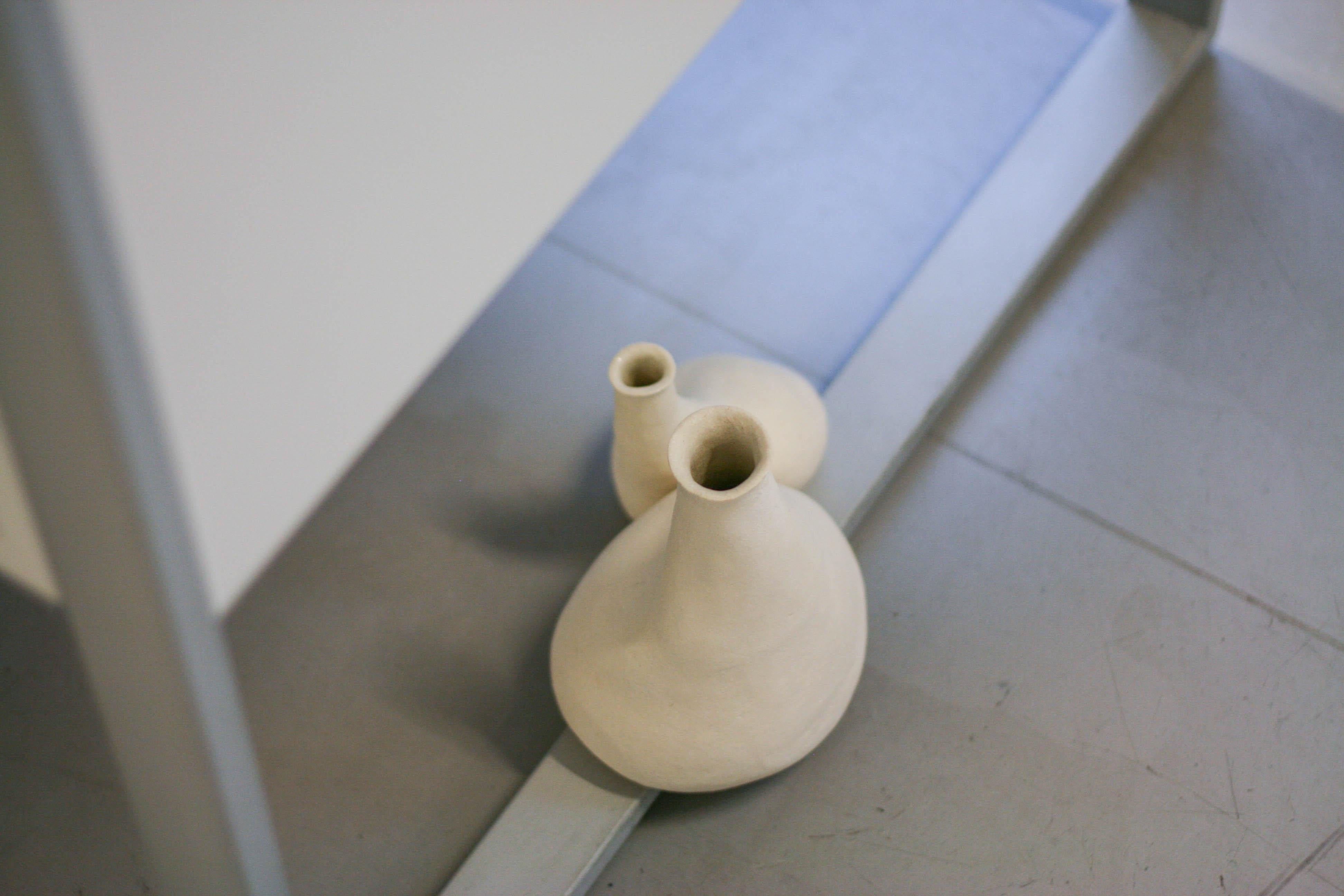 XXI secolo e contemporaneo Set Of 2 Under The Cabinet I & II Decorative Ceramic Vases by Lillian Tørlen in vendita