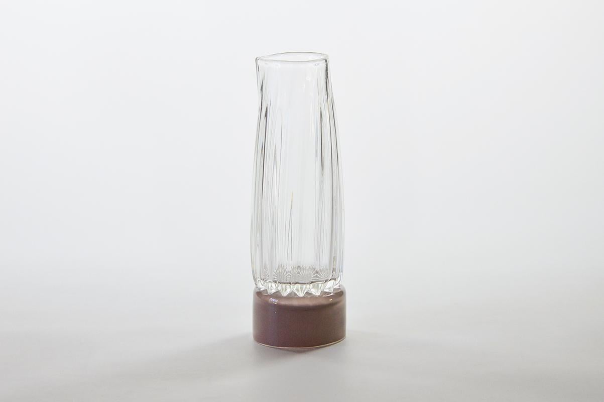 Other Set of 2 Unique Glass Carafe by Atelier George