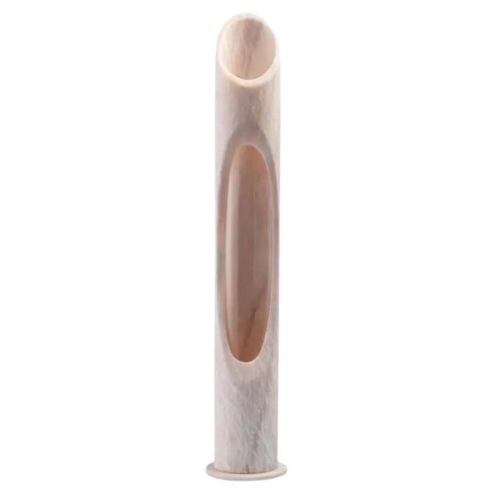 Satz von 2 einzigartigen handgefertigten Rosa Rosa Egeo Marmor Armonia Vase, Jacopo Simonetti im Angebot 3