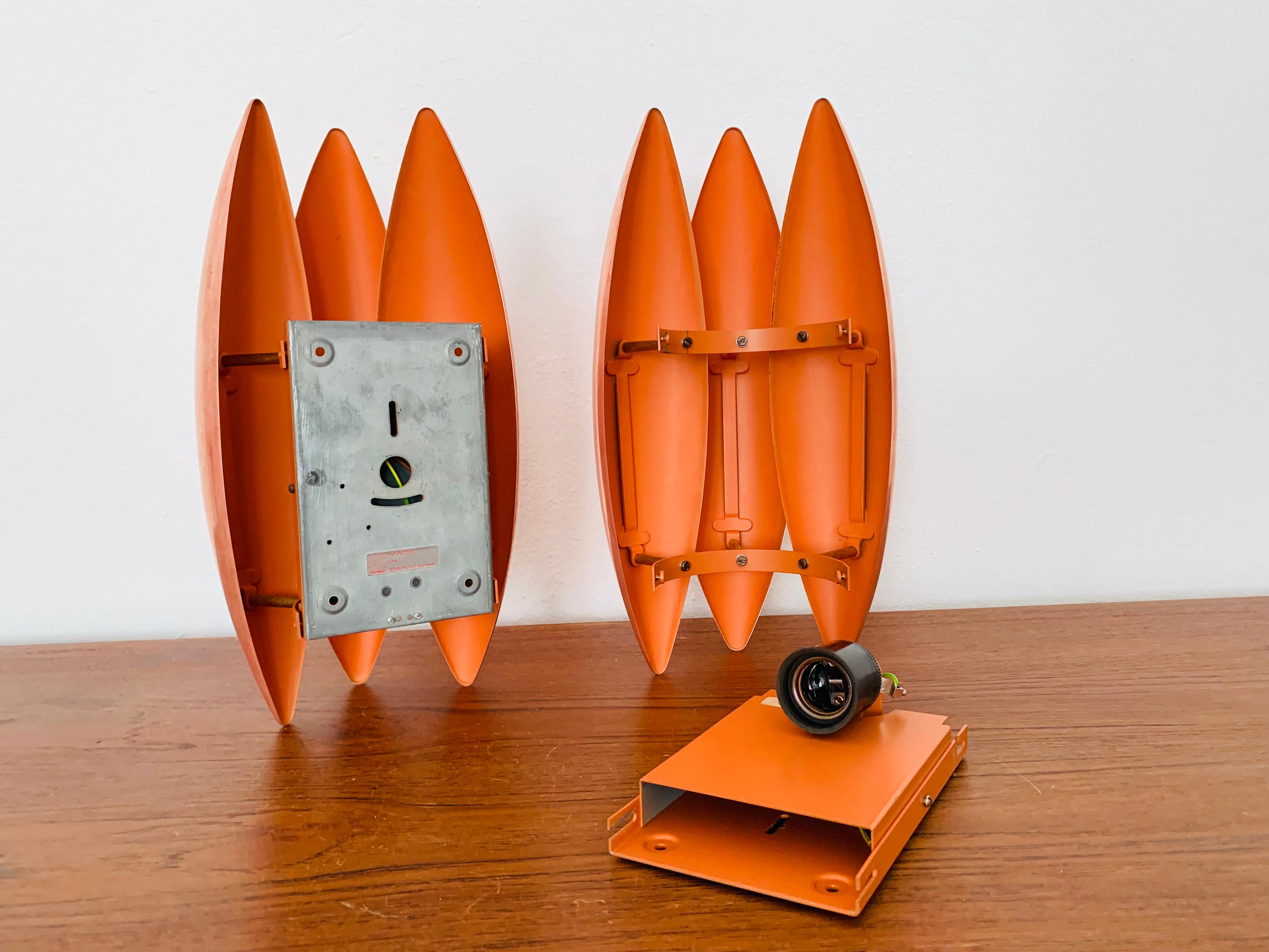 Set of 2 Unique Patinated Kastor Sconces by Jo Hammerborg for Fog and Morup For Sale 5