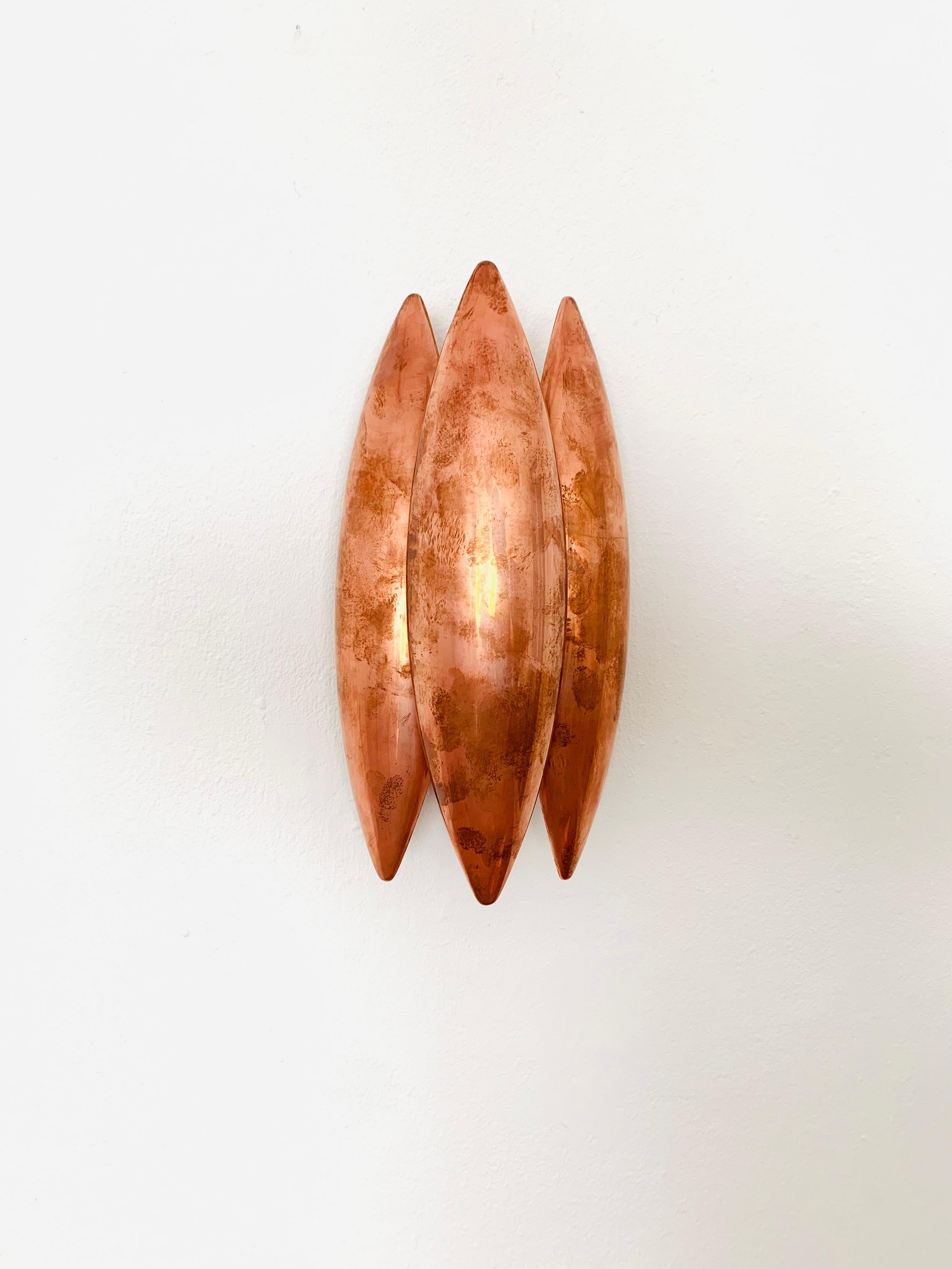 Danish Set of 2 Unique Patinated Kastor Sconces by Jo Hammerborg for Fog and Morup For Sale