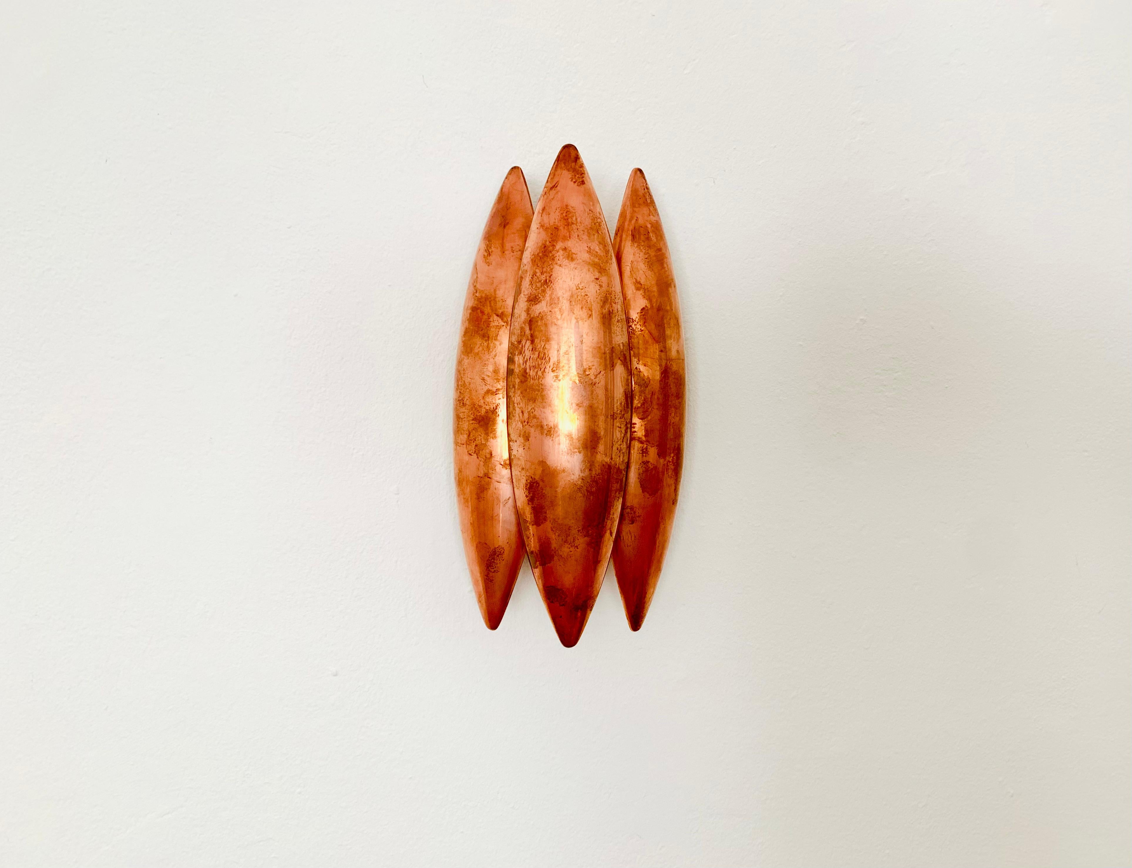 Set of 2 Unique Patinated Kastor Sconces by Jo Hammerborg for Fog and Morup In Good Condition For Sale In München, DE