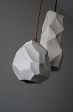 Set di 2 lampade a sospensione uniche in porcellana Ceren Gurkan