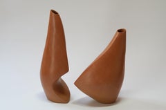 Set of 2 Unique Sueño De Los Andes II, Sculptural Vessels by Soledad Christie