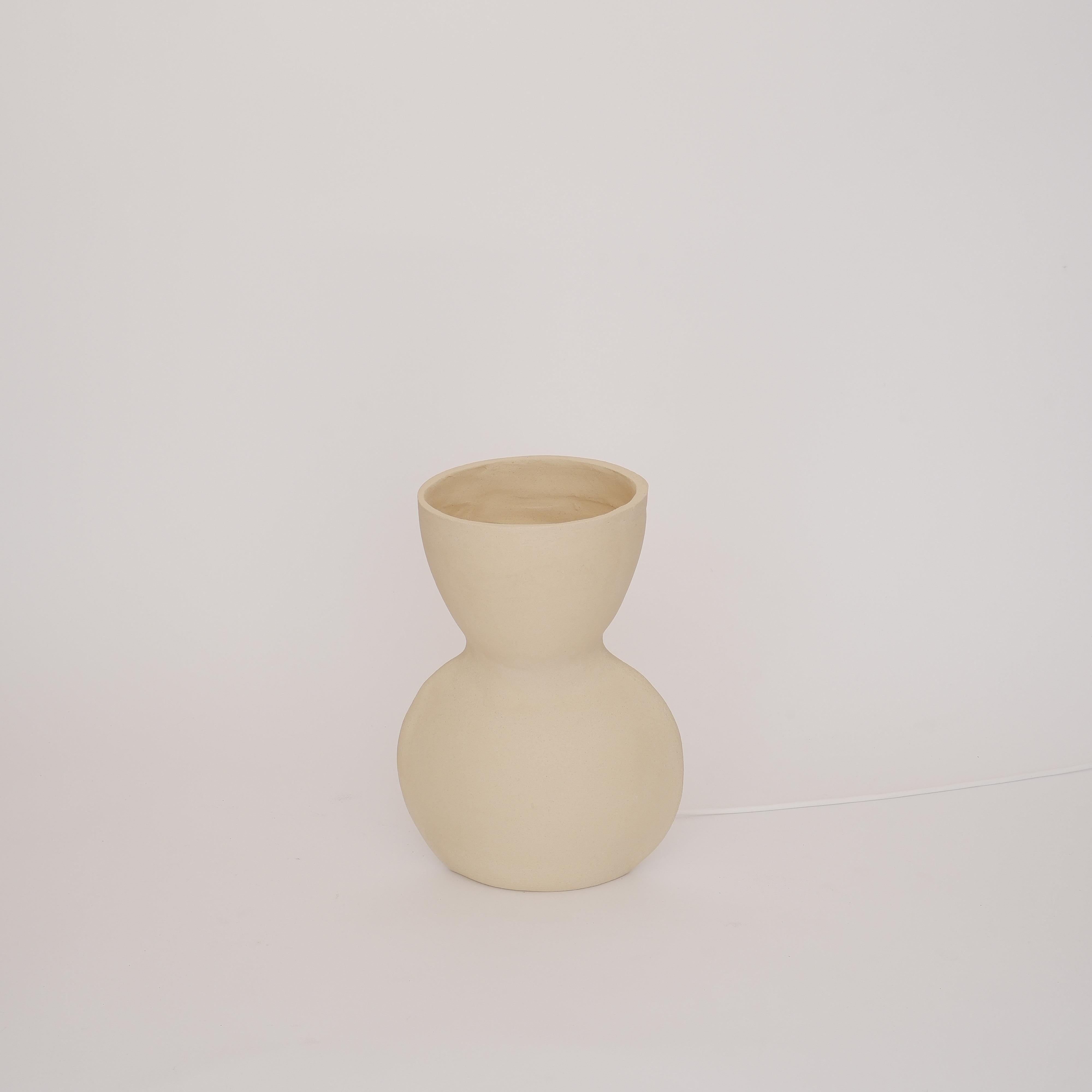 Other Set Of 2 Unira White Lamps by Ia Kutateladze For Sale